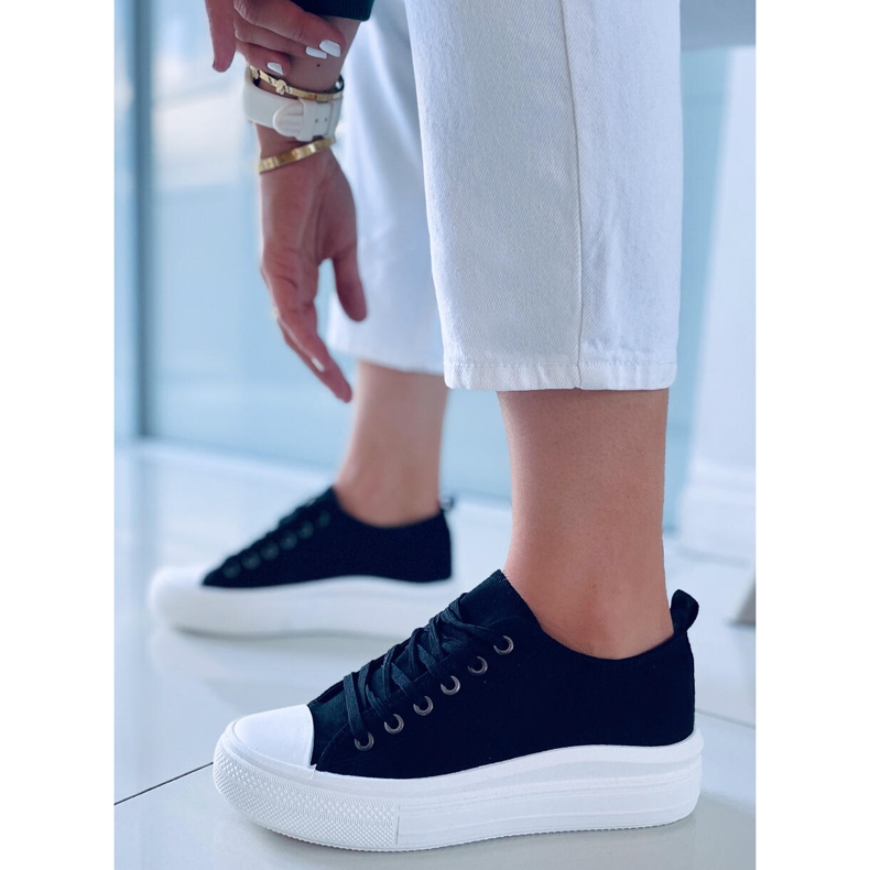 Ebbe Black damesneakers sort 1