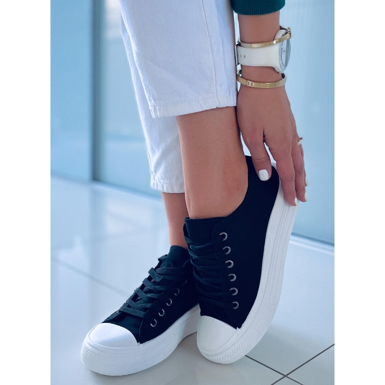 Ebbe Black damesneakers sort 2
