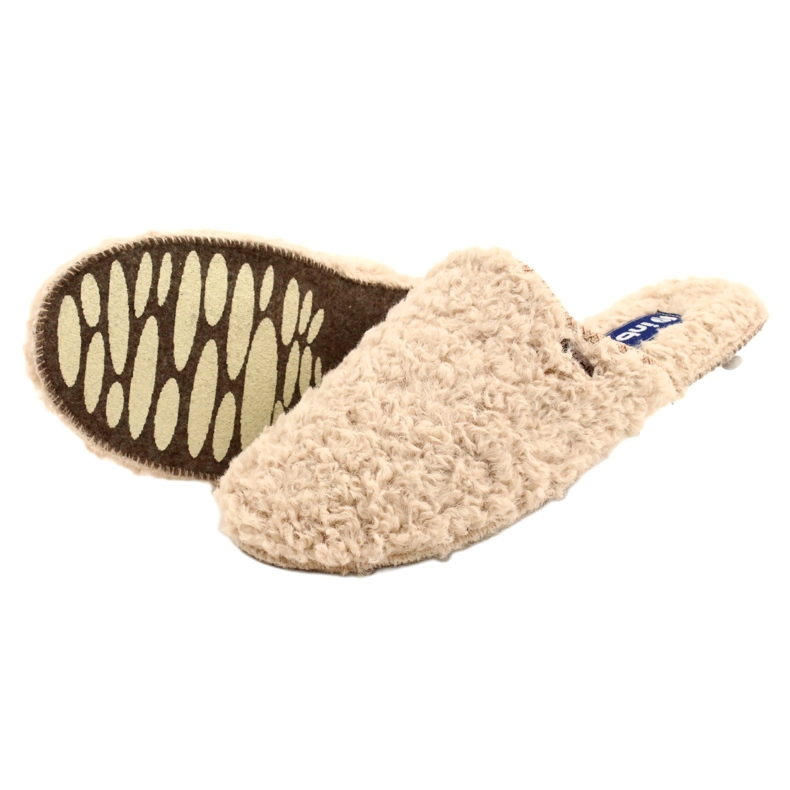 Inblu dametøfler 155D126 beige 5