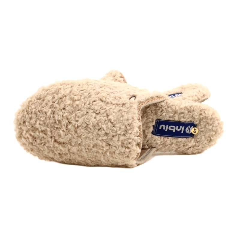Inblu dametøfler 155D126 beige 6