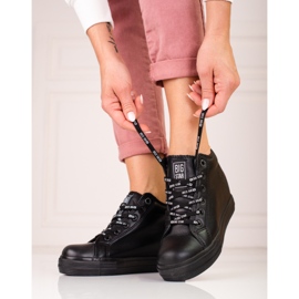 Big Star sneakers til kvinder EE274127 sort 1