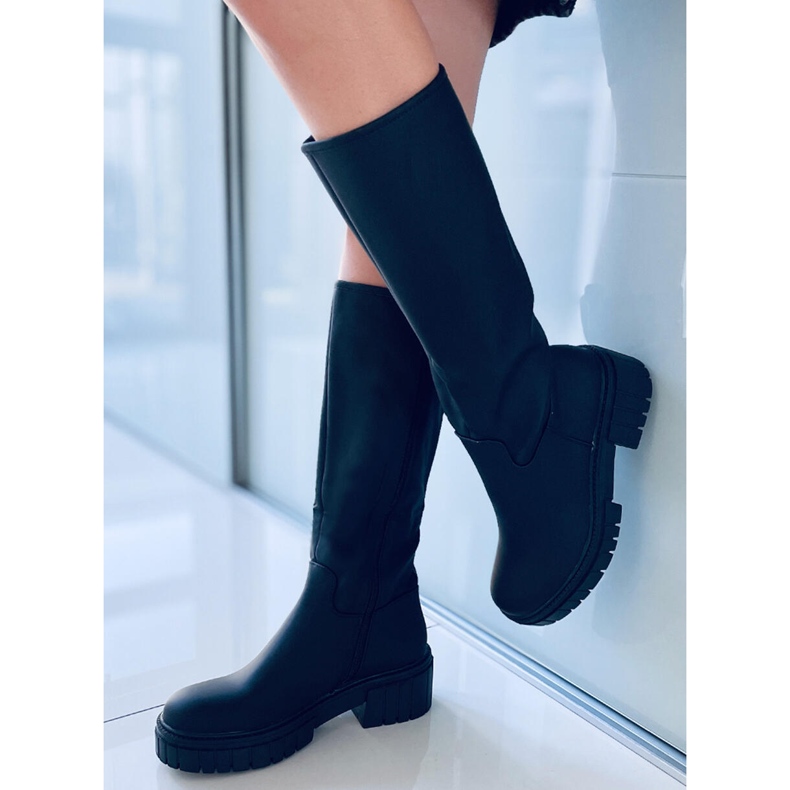 Grande Black damestøvler sort 2
