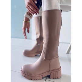 Grande Khaki damestøvler beige 2