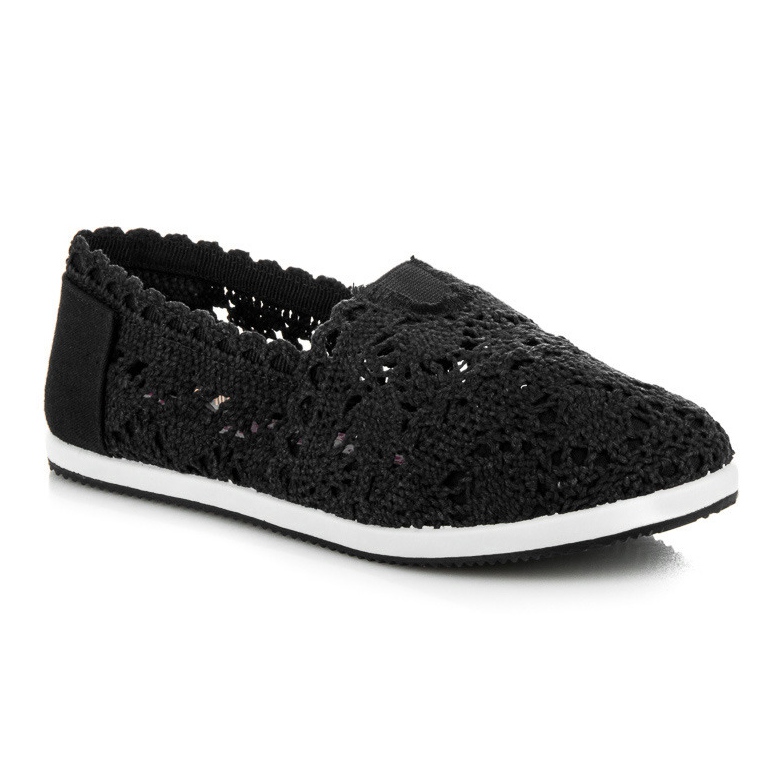 Seastar Sorte Lace Slipons 1