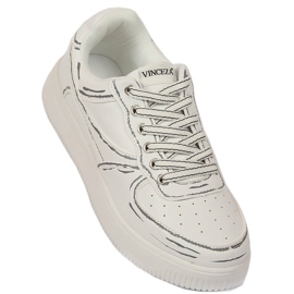 Hvide Vinceza lave sneakers 1