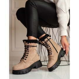 Dame Shelovet isoleret, beige 1