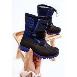 Varme snestøvler til børn Lee Cooper LCJ-21-44-0522 Marineblå sort marine blå 2
