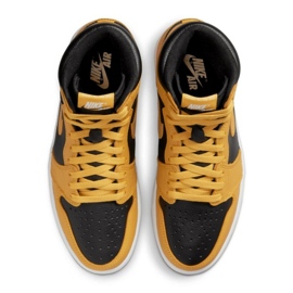 Køb Nike Air Jordan 1 Retro High Og M 555088-701 sort gul 2