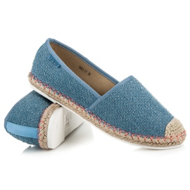 Vices Espadriller med mønster blå 1