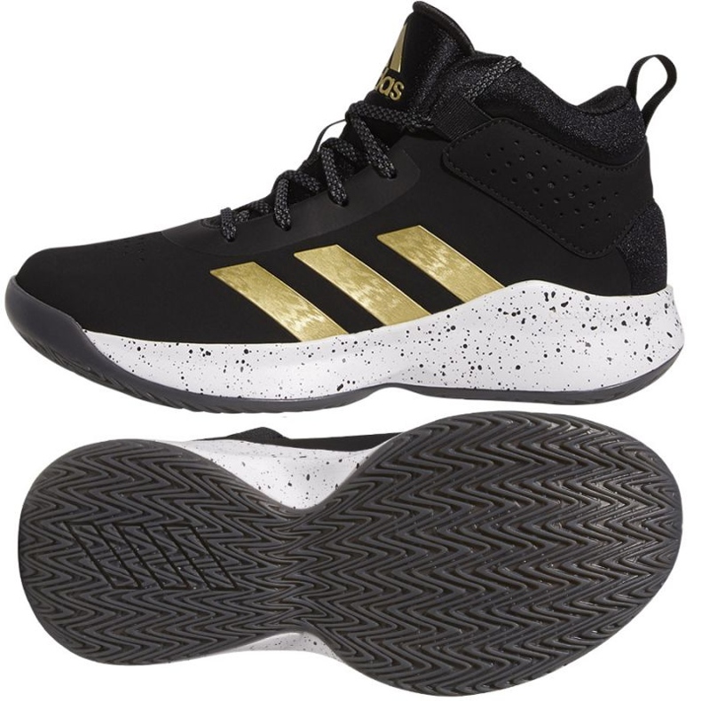 Adidas Cross Em Up 5 K Wide GX4790 basketballsko sort sort 1
