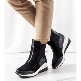 PA1 Sorte sneakers på Triaca-kilen 1