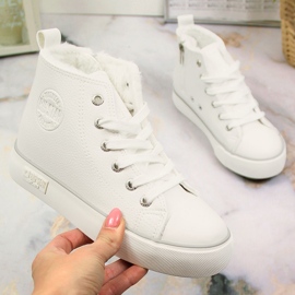 Højisolerede hvide sneakers til børn Big Star KK374227 3