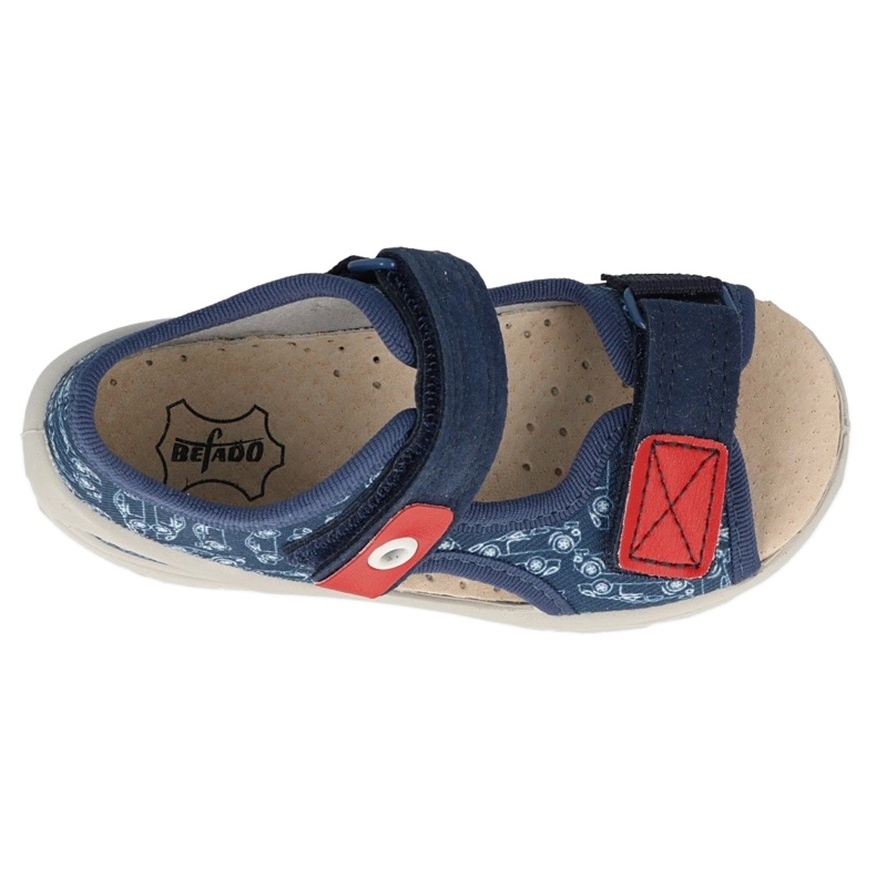 Befado børnesko pu 065X165 marineblå 4