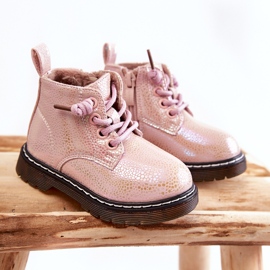 PA1 Børns varme støvler med lynlås Pink Betsy lyserød 1
