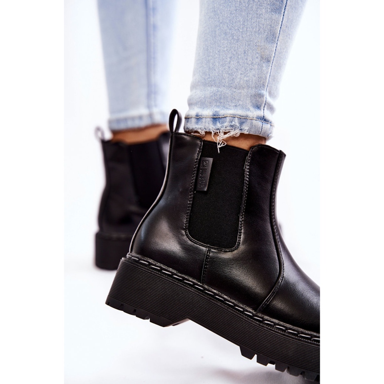 Varme slip-on støvler Big Star II274101 Sort 2