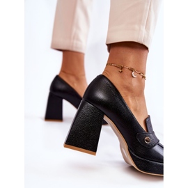 Lewski Shoes Læder Pumps Lewski Sko 3195/2 Sort 2
