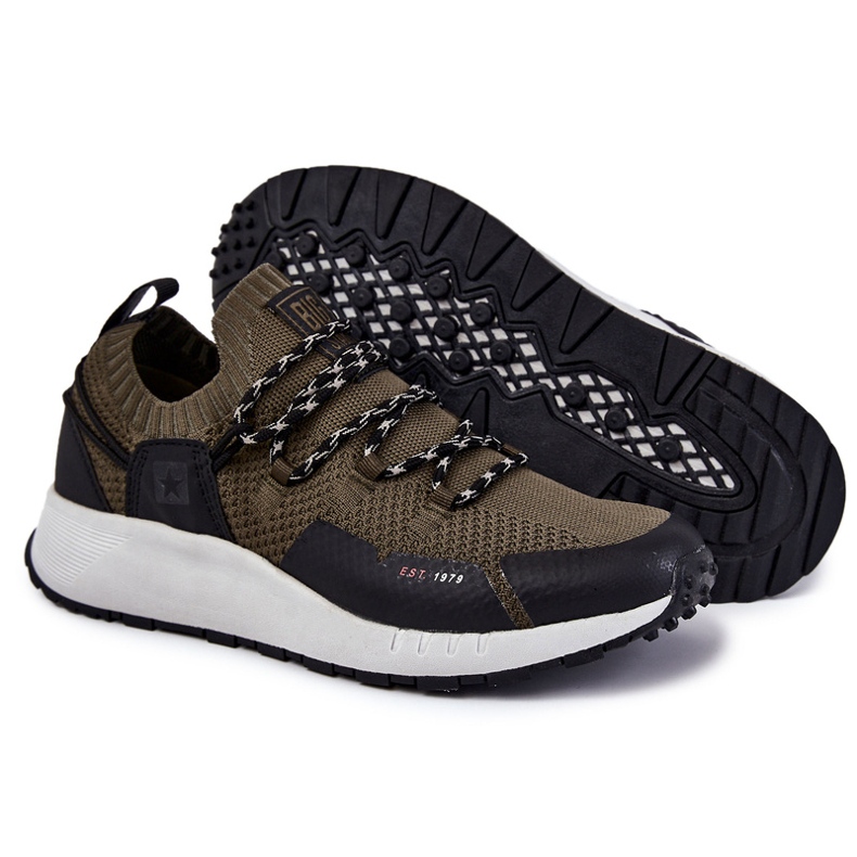 Herre sportssko Big Star KK174014 Khaki grøn 1