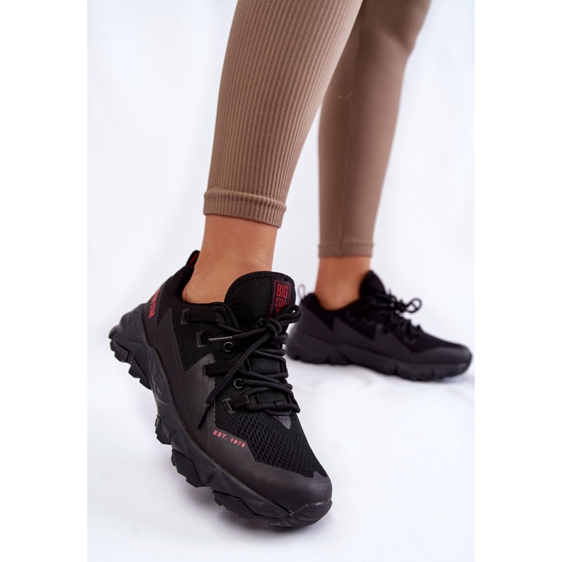 Damesneakers Memory Foam System Big Star KK274211 Sort 2