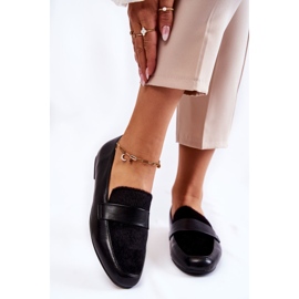 Dame Læder Loafers La.Fi 210018B-PUF Sort 1