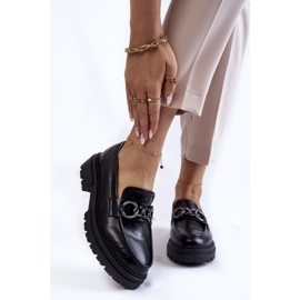Dame Loafers Læder Loafers La.Fi Black Willows sort 1