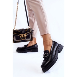 Dame Loafers Læder Loafers La.Fi Black Willows sort 2