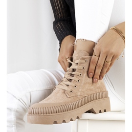 Devost brune øko-ruskind sneakers beige 1