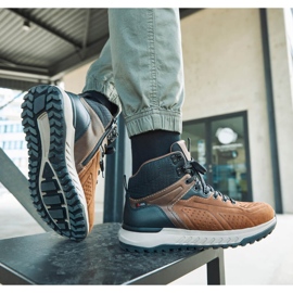 Brune herresko Rieker U0161-42 1