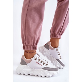 Sneakers til kvinder på platformen Cross Jeans KK2R4071C Hvid 2