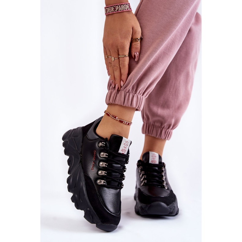 Damesneakers On The Platform Cross Jeans KK2R4073C Sort 1