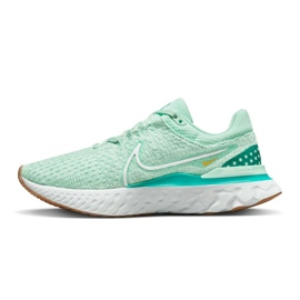 Nike React Infinity Run Flyknit 3 DD3024-301 sko grøn 1