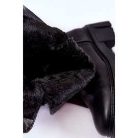 Sergio Leone Knæhøje læderstøvler til kvinder, sort caldera 7