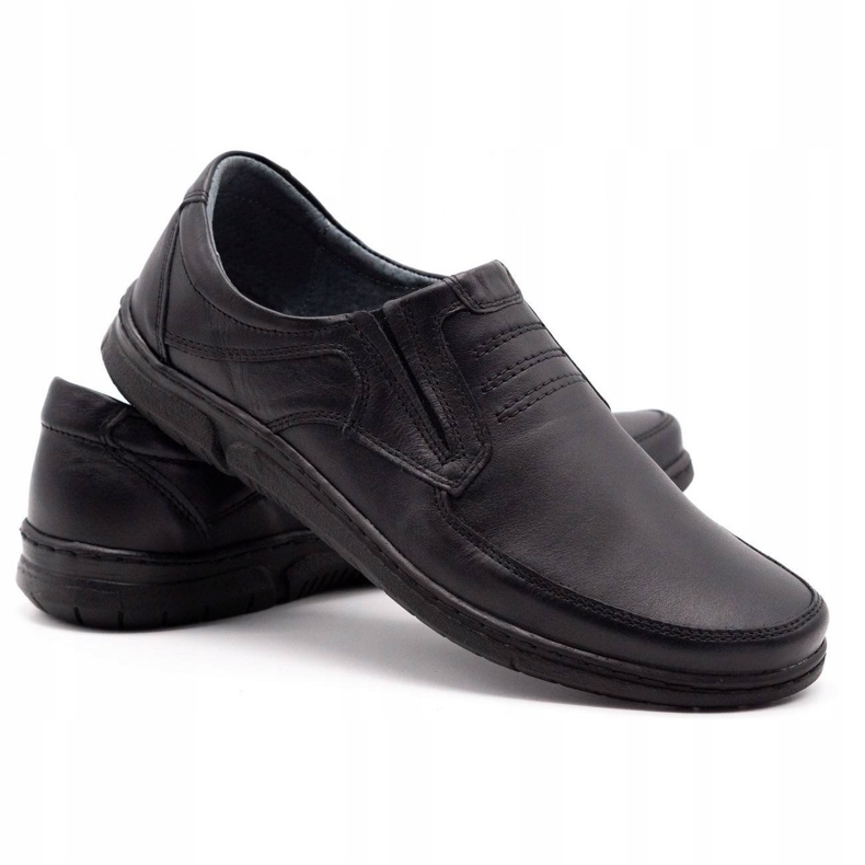 Olivier Herre slip-on sko 7053 sort 2