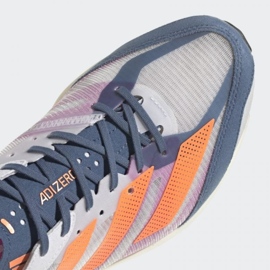 Adidas Adizero Adios 7 M GX6647 sko hvid violet orange 6