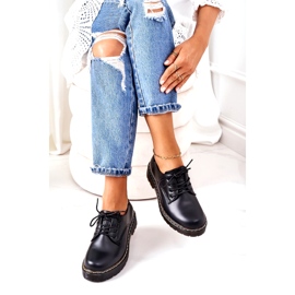 Læder Oxford Sko Big Star II274107 Sort 3