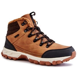 Herre varmestøvler Trekkingsko Cross Jeans KK1R4021C Camel brun 1