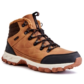Herre varmestøvler Trekkingsko Cross Jeans KK1R4021C Camel brun 2