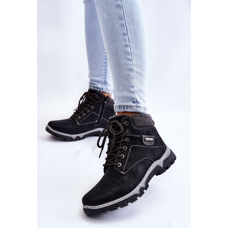 PA1 Dame Trapper Boots Varm lynlås Sort Jake 2