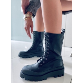 BM Knight Black snørestøvler sort 1