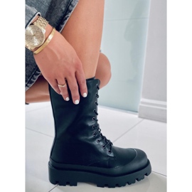 BM Knight Black snørestøvler sort 2