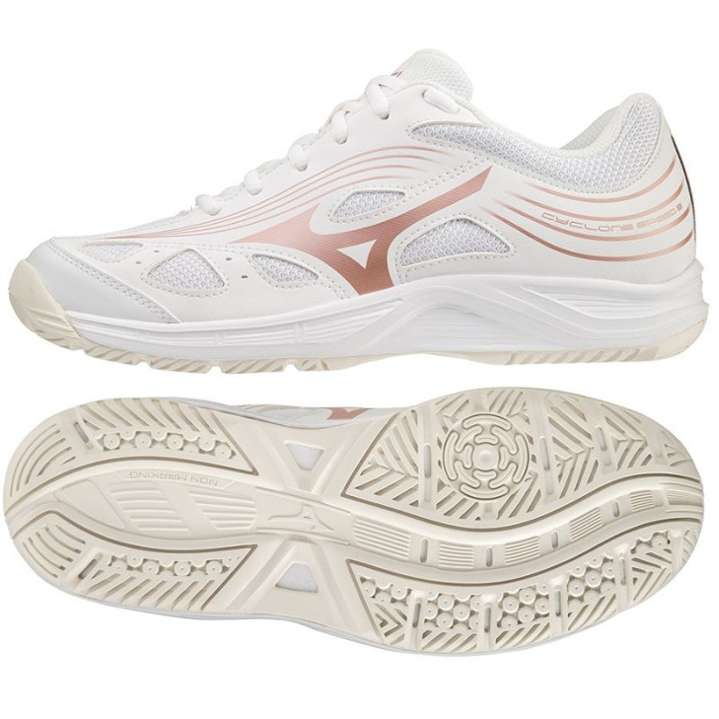 Mizuno Cyclone Speed ​​​​3 W V1GC218036 volleyballsko hvid hvid 1