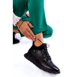 Vinceza Lette Slip-on sneakers til kvinder Sort Soroco 5