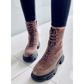 BM Kinney Khaki snørestøvler brun kaki 1