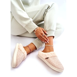 PA1 Dameisolerede Slip-On Hjemmesko Med Pels Beige Leriss 5