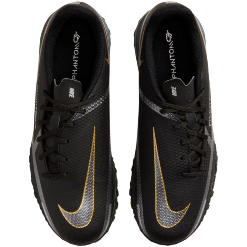 Nike Phantom GT2 Academy Tf Jr DC0817 007 fodboldsko sort sort 1