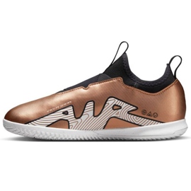 Nike Zoom Mercurial Vapor 15 Academy Qatar Ic Jr DR6049 810 fodboldsko brun gylden 1