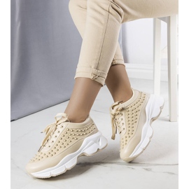 BM Suzeta beige sneakers til kvinder 1