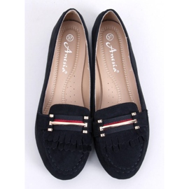 Sorte kvinders loafers 88-381 Sort 1