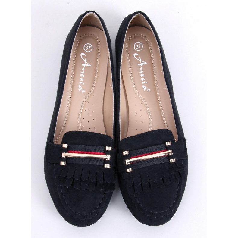 Sorte kvinders loafers 88-381 Sort 1