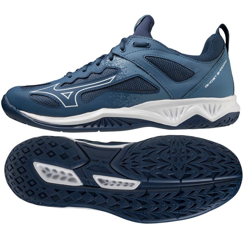 Mizuno Ghost Shadow X1GA218021 håndboldsko blå blå 1
