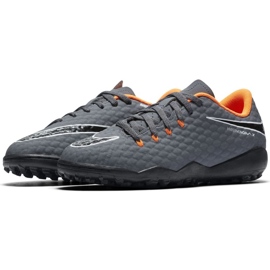 Nike Hypervenom PhantomX 3 fodboldsko grå grå nuancer 1